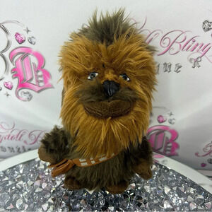 Disney Star Wars chewbaca plushie furry fuzzy character with satchel bag cute